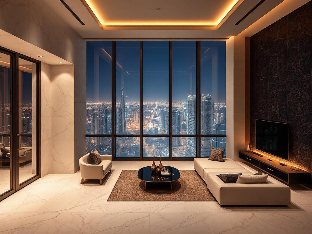 Luxury Dubai apartment interior